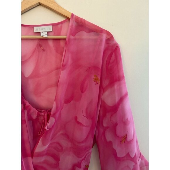 LISE Watier Two Piece Gown/Robe Set NWT Size XL - Picture 3 of 9